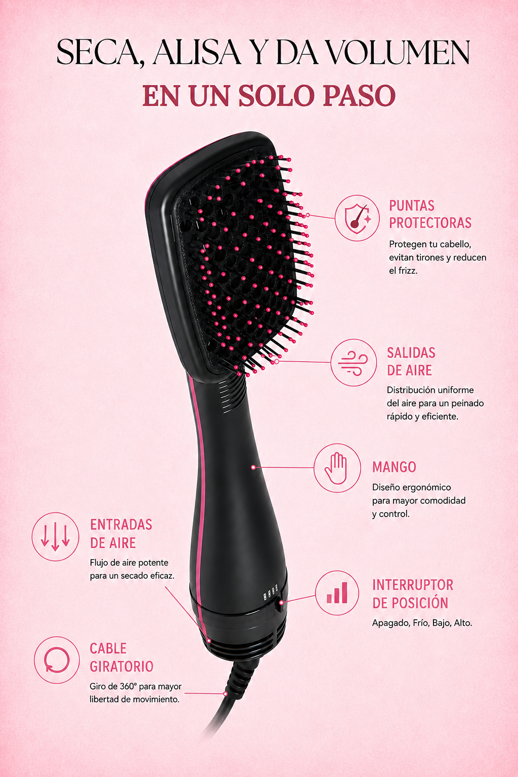 Cepillo 3 en 1